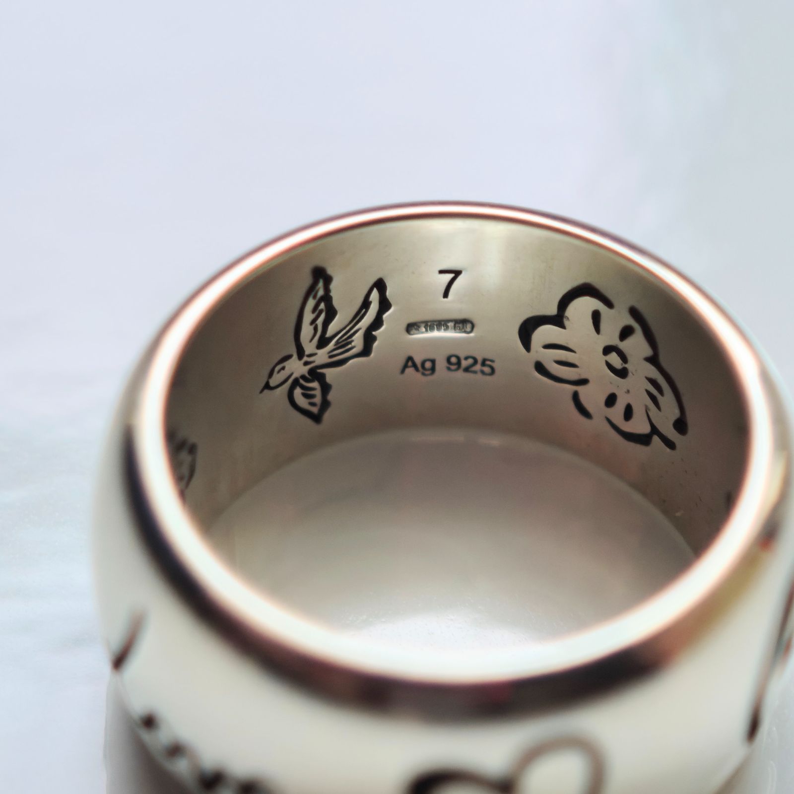 GUCCI グッチ Blind for Love ブラインド フォー ラブ リング 指輪 7号