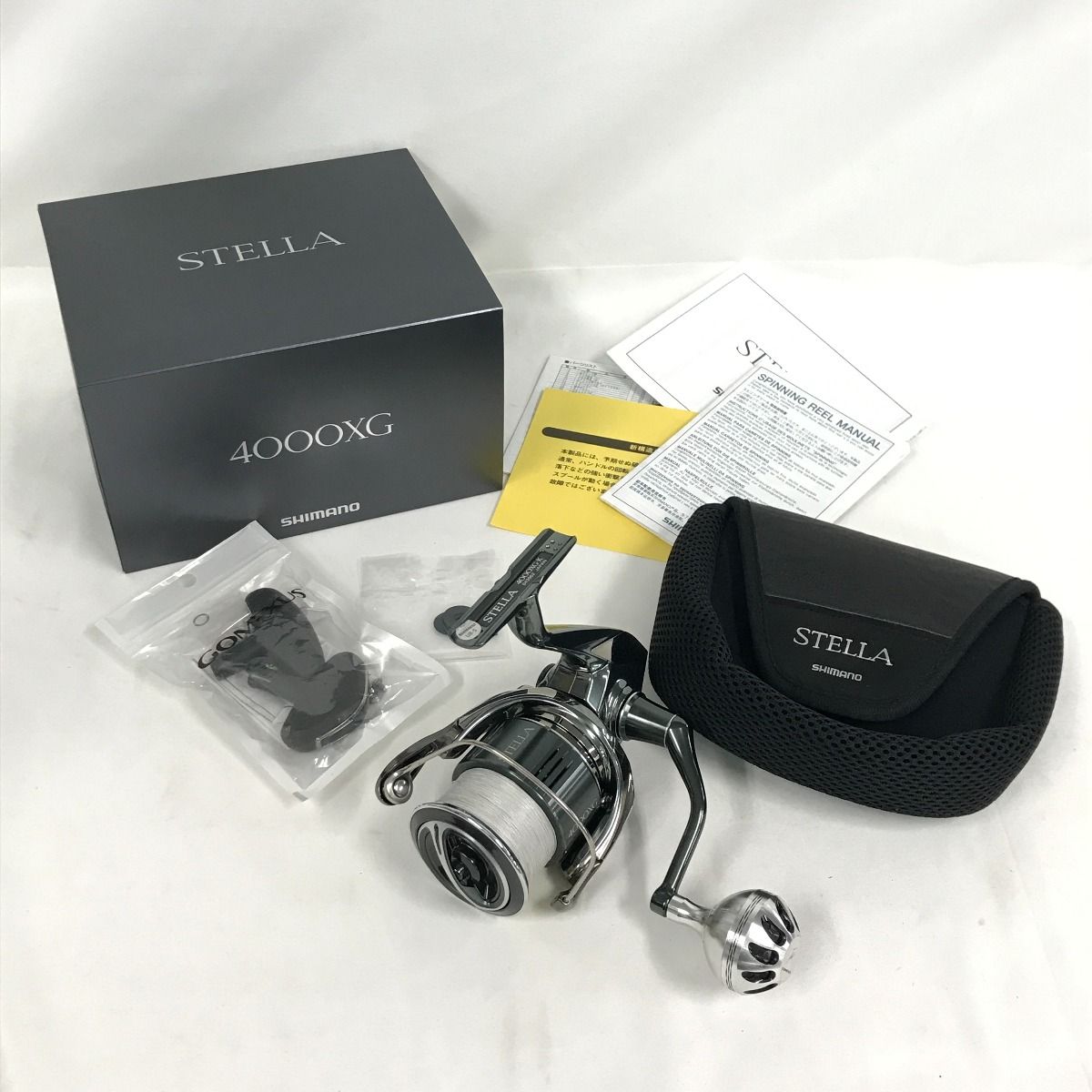 SHIMANO シマノ スピニングリール 22ステラ 4000XG キズ有 箱付 043962
