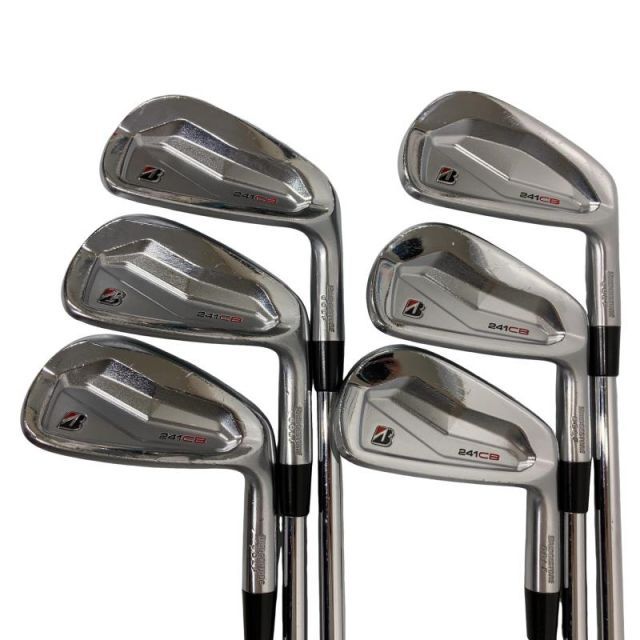 【中古】 ブリヂストン BRIDGESTONE 241CB 6S アイアンセット IR リシャフト (フレックスその他) メンズ 男性用 右利き 右用 Dランク ゴルフクラブ