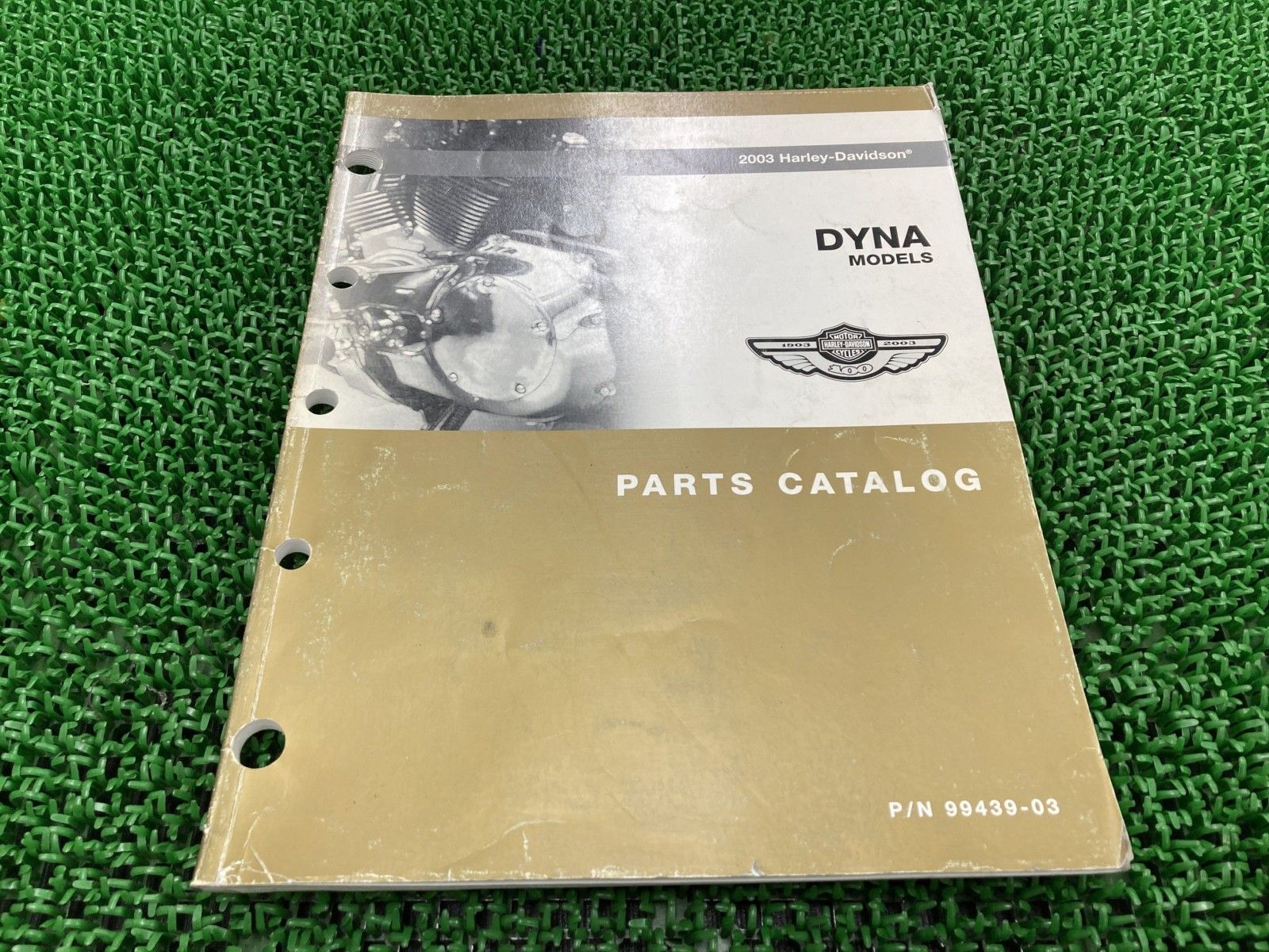 ダイナ パーツリスト 英語版 ハーレー 正規 中古 バイク 整備書 DYNA 2003年モデル Ps