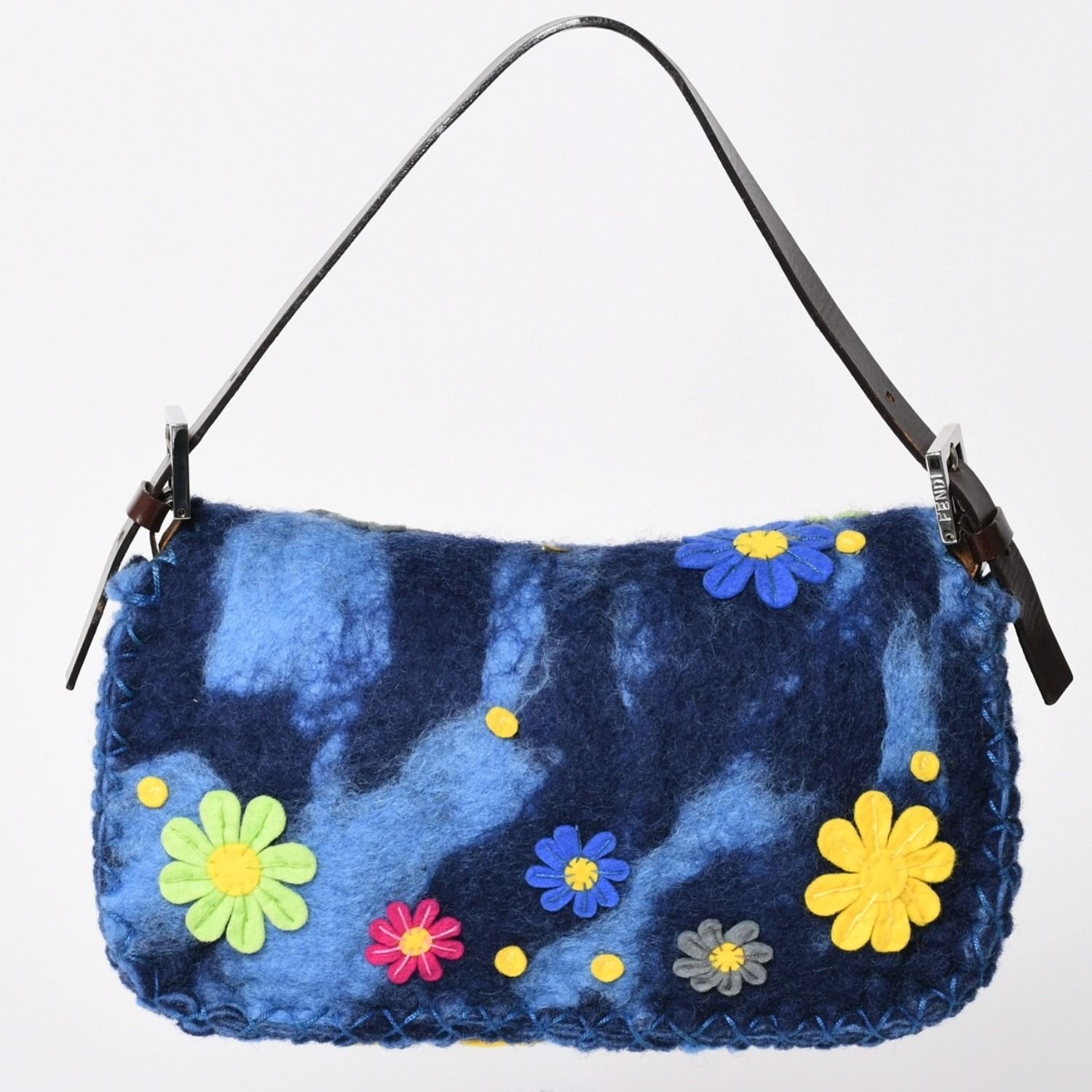 極美品 FENDI フェンディ マンマバケット ワンショルダーバッグ