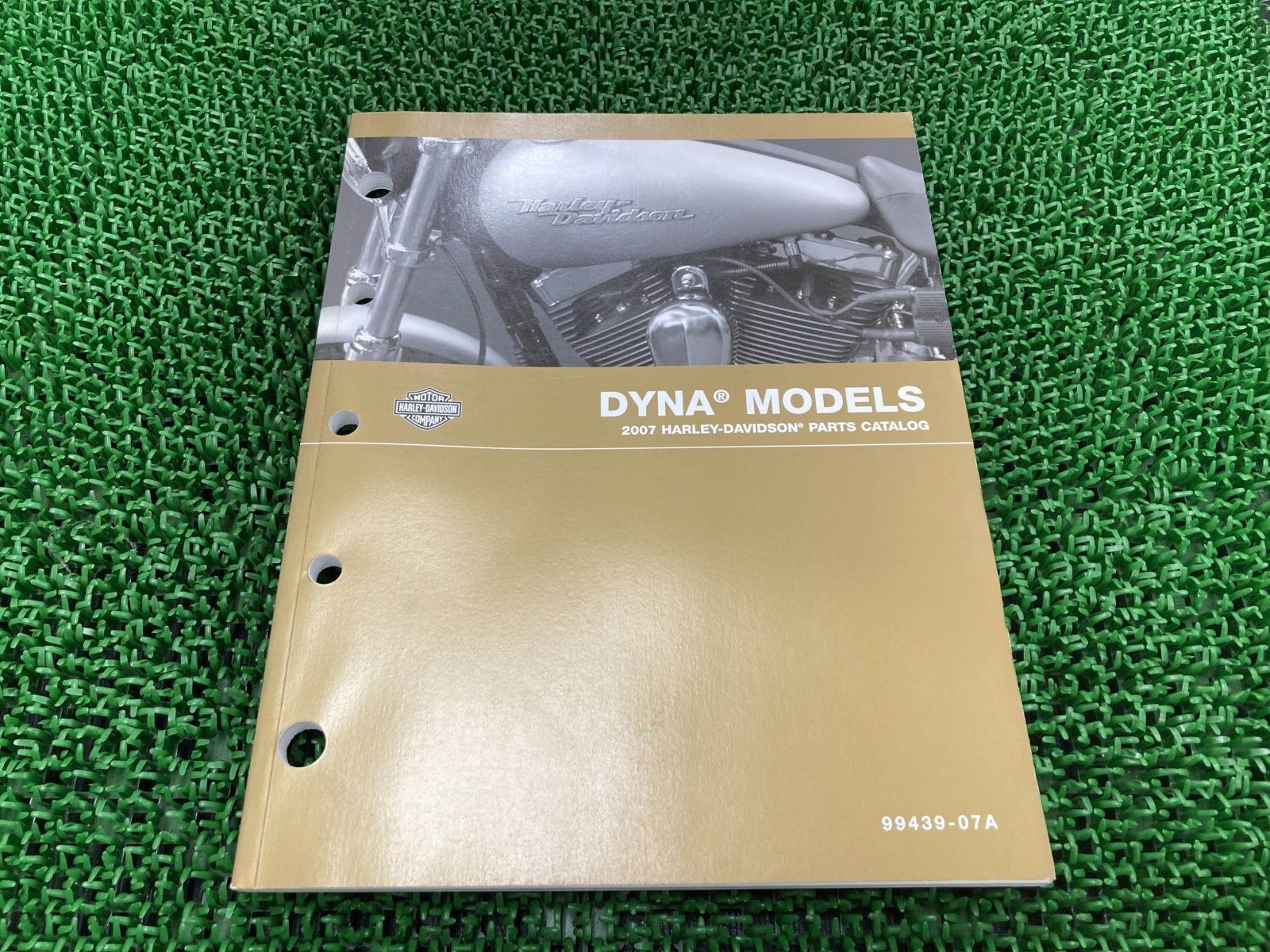 ダイナ パーツリスト 英語版 ハーレー 正規 中古 バイク 整備書 DYNA 2007年モデル wB