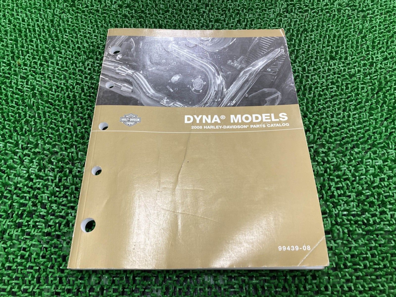 ダイナ パーツリスト 英語版 ハーレー 正規 中古 バイク 整備書 DYNA 2008年モデル eX