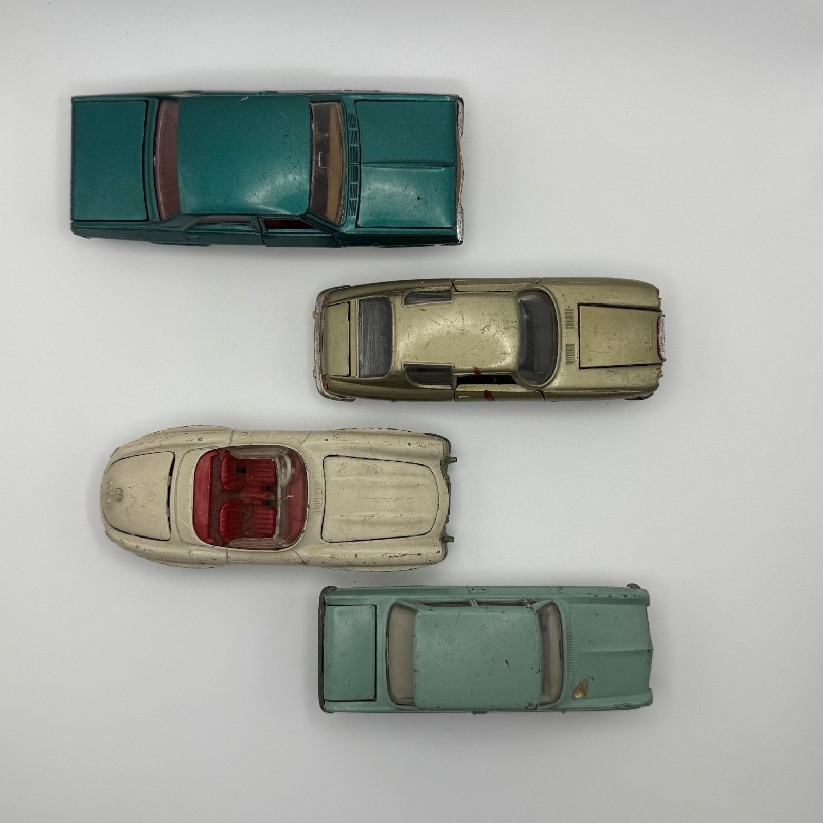 まとめ売り・希少】ヴィンテージ ミニカー 4台セット 当時物 現状品