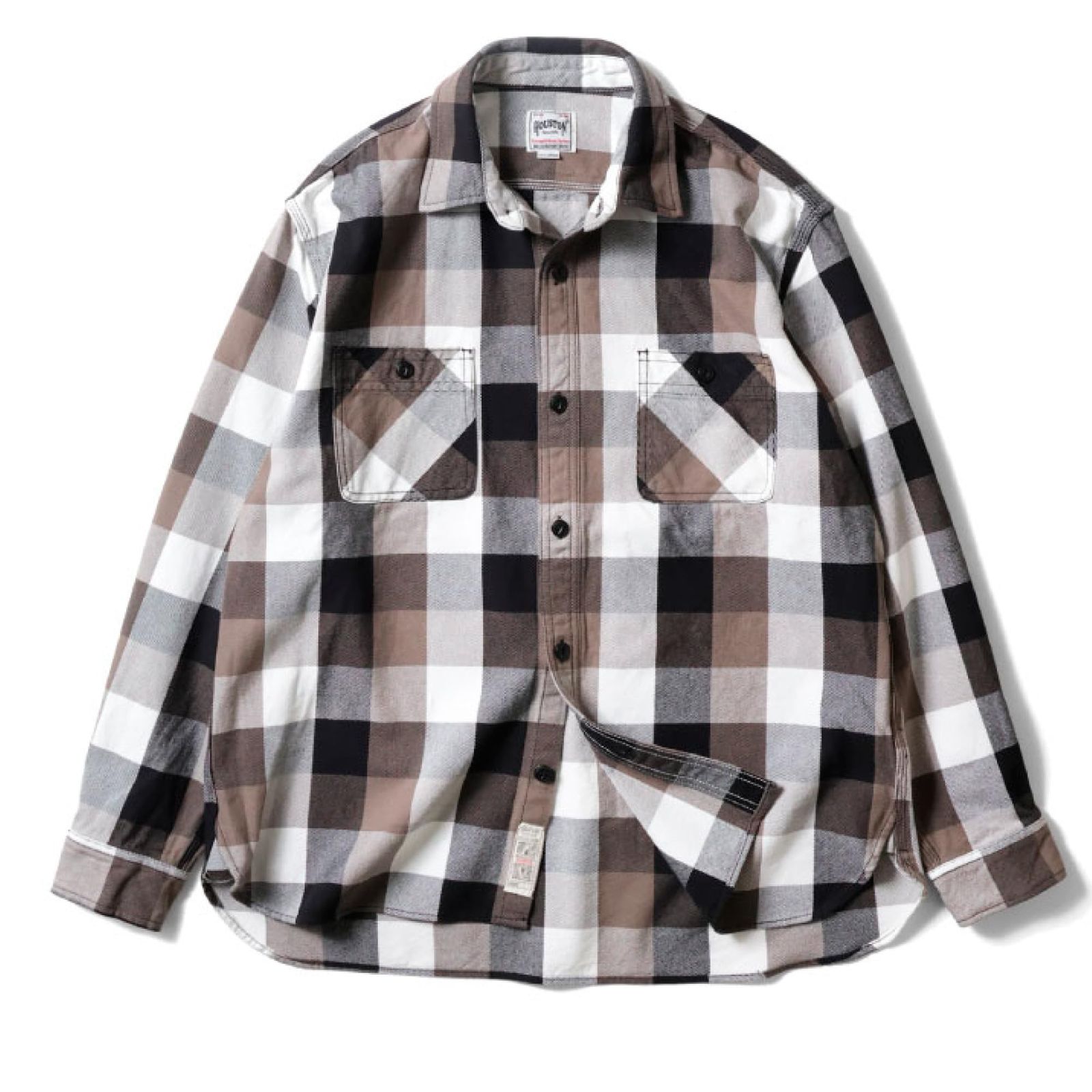 新品 [ヒューストン] CHECK VIYELLA SHIRT