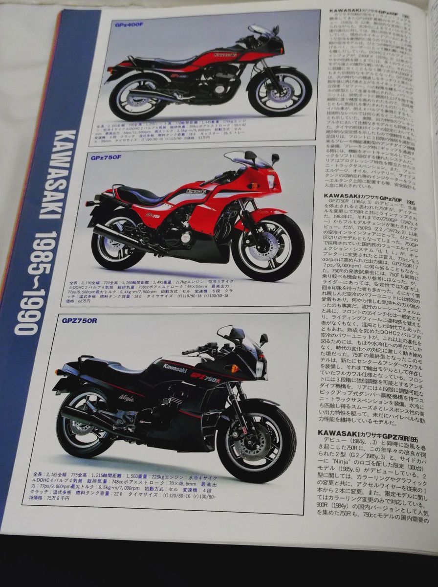 絶版車カタログ Part 3 1985～1990 HONDA YAMAHA SUZUKI KAWASAKI