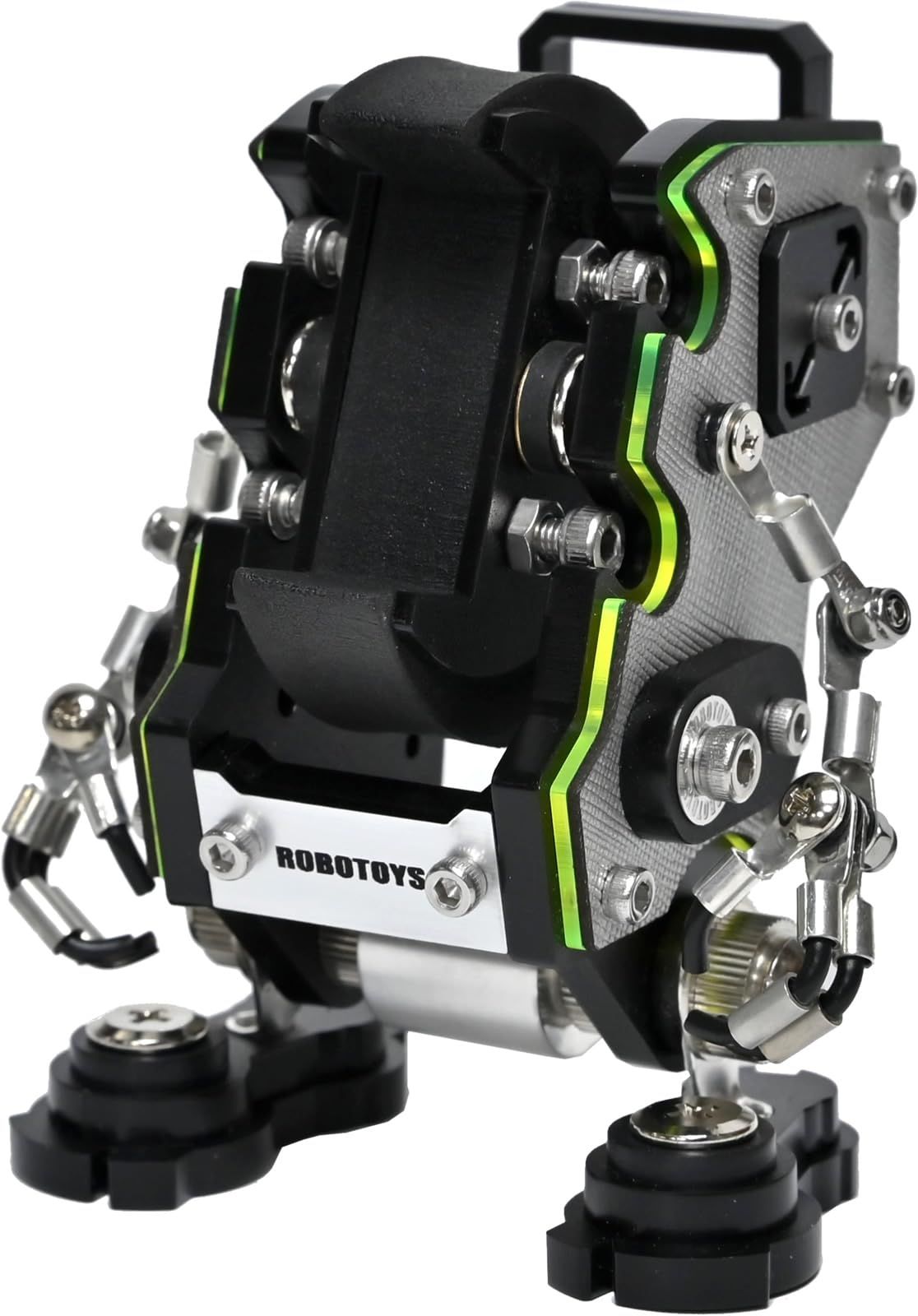 新品 ROBOTOYS ロボット型ウォッチスタンド 腕時計スタンド アップルウォッチ対応 サフィアーノ シルバー ASW-01-SF-SV