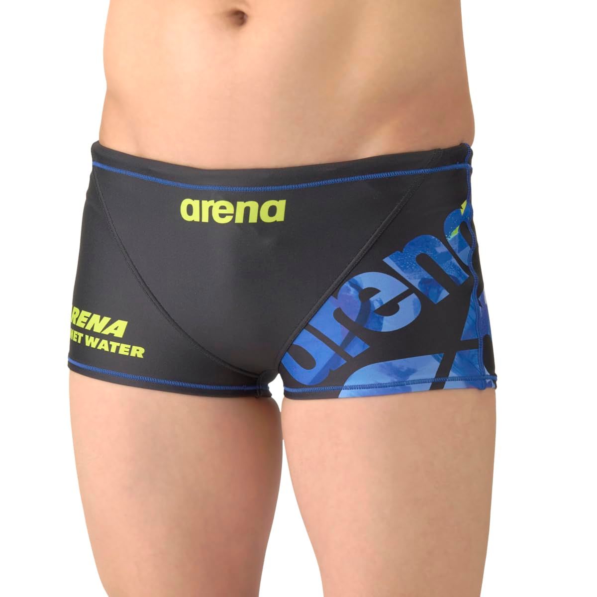 新品 arena(アリーナ) 競泳水着 トレーニング用 メンズ 【TOUGHSUIT】 Lサイズ 水泳 スイミング 耐久性 練習用 トレーニング向け ショートレッグ AS6SWM44M
