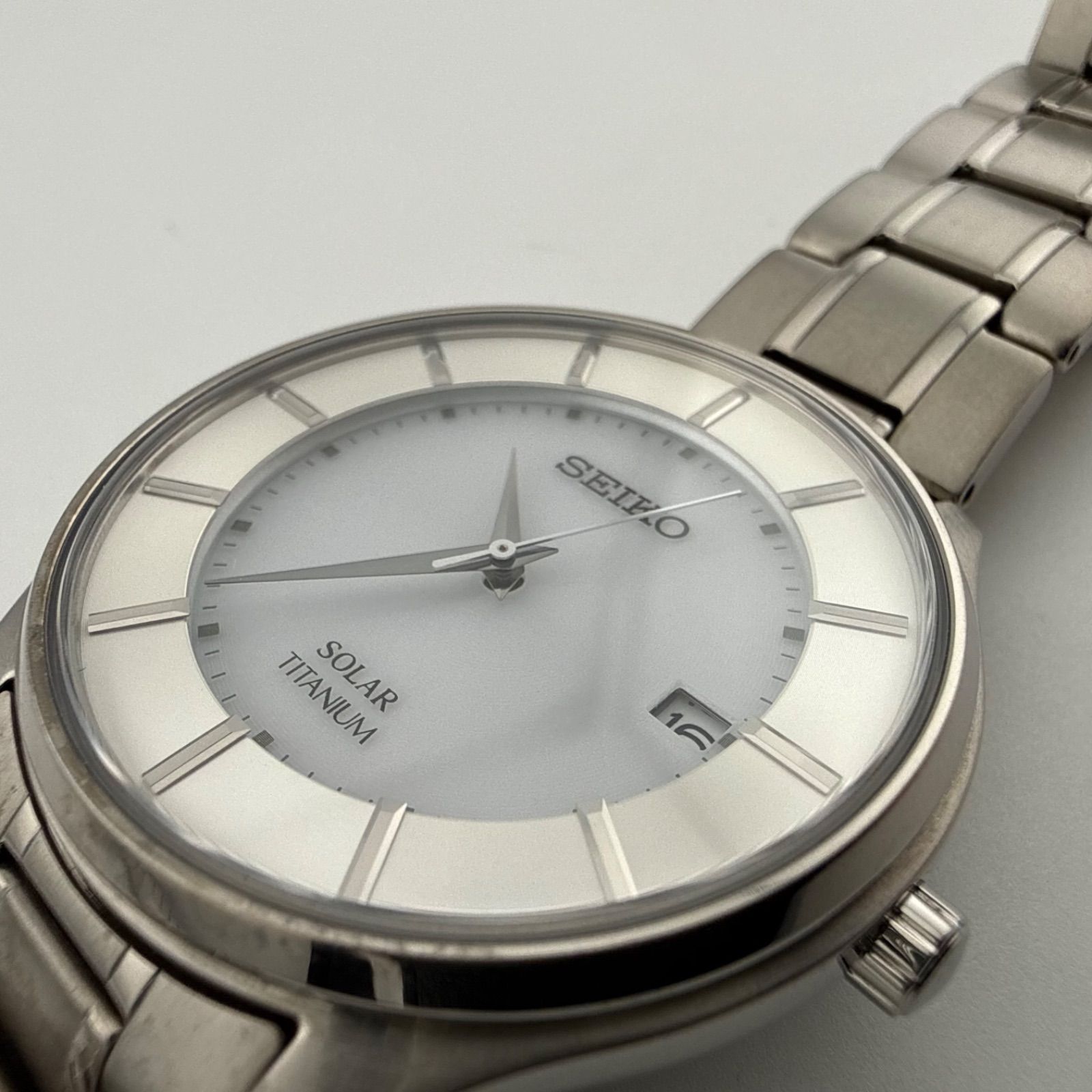 SEIKO V157-0BX0 セイコー TITANIUM チタニウムチタン メンズ 腕時計