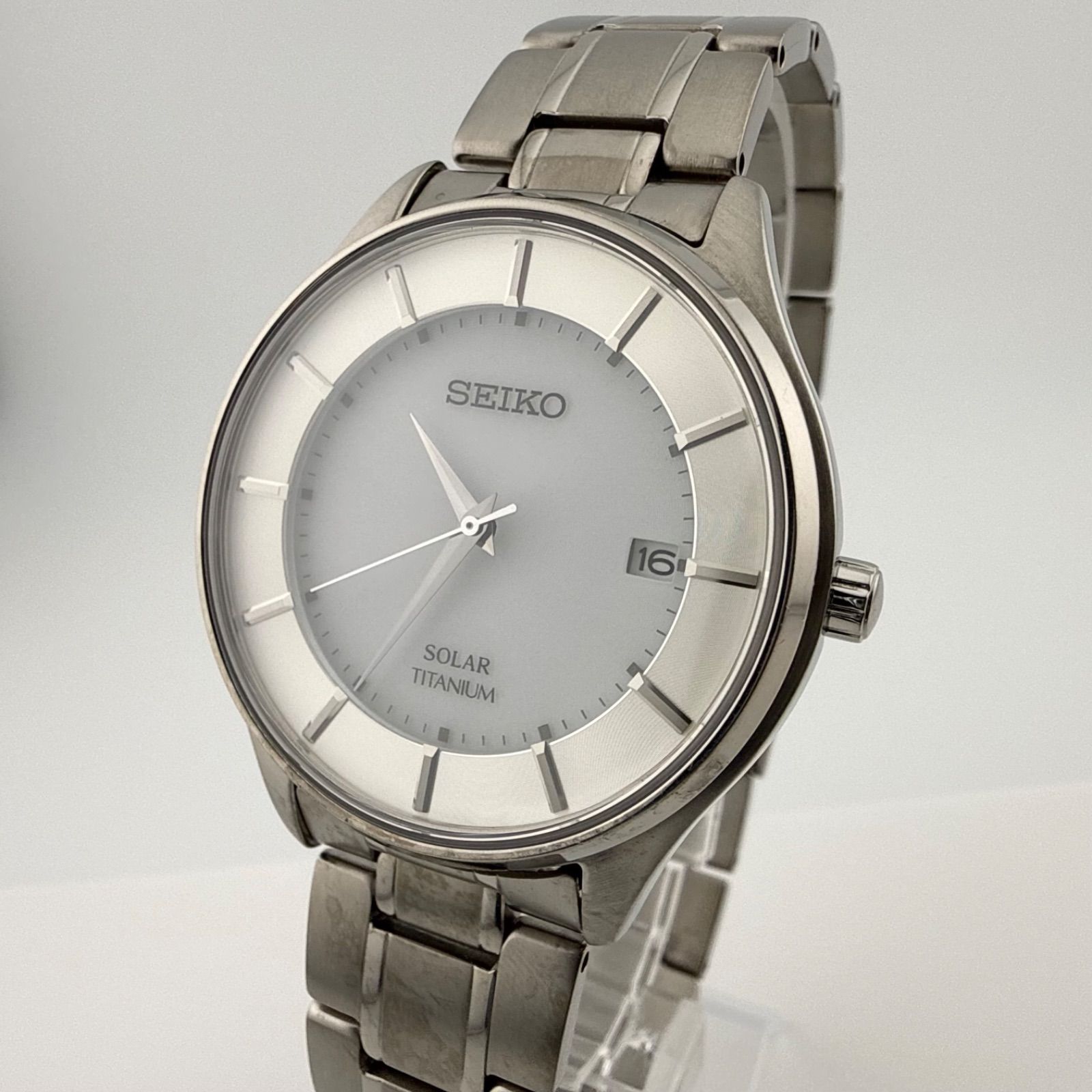 SEIKO V157-0BX0 セイコー TITANIUM チタニウムチタン メンズ 腕時計