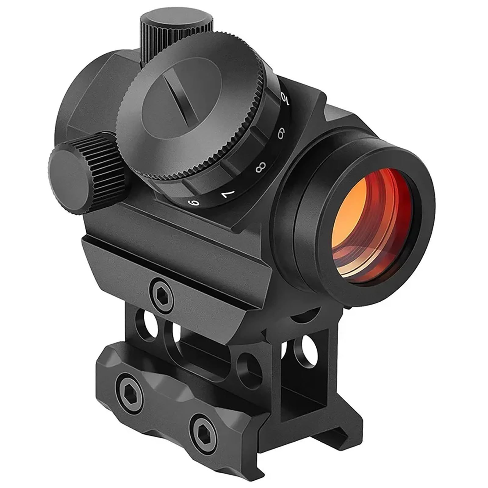 新品 Susici T-1タイプ 2MOA 1x20mm ミクロレッドドットサイト micro リフレックスサイト 防水＆耐衝撃＆防曇りライフルスコープ 1インチのライザーマウント付き