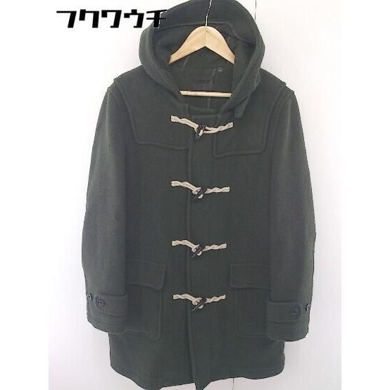 ■ UNIQLO ユニクロ 長袖 ダッフル コート サイズL ダークグリーン メンズ 【中古】 【1111220016968】