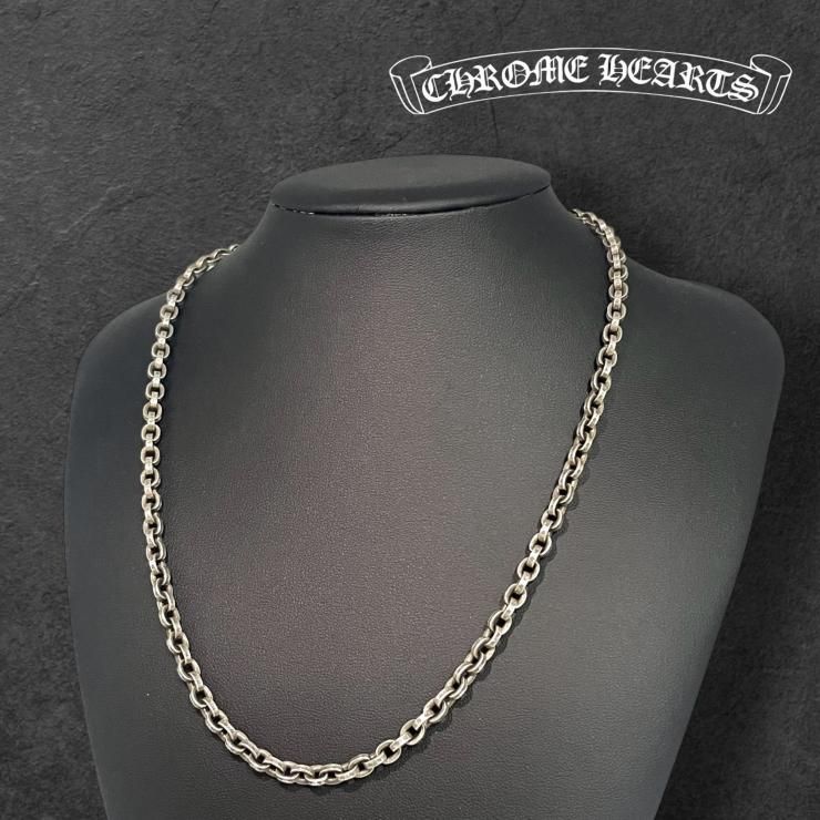 CHROME HEARTS クロムハーツ ペーパーチェーン PAPER CHAIN ネックレス 20インチ シルバー SV925 14K ★美品★
