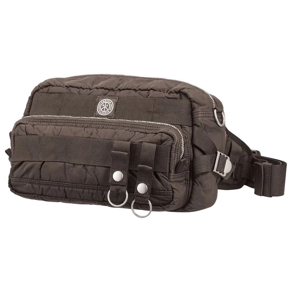 PORTER CLASSIC ポータークラシック SUPER NYLON WAIST BAG BLACK スーパーナイロン ウェストバッグ