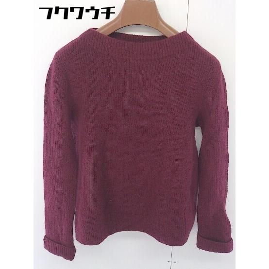 ◇ SLOBE IENA スローブ イエナ ボトルネック ウール ニット 長袖 セーター バーガンディー レディース 【中古】 【1111290006906】