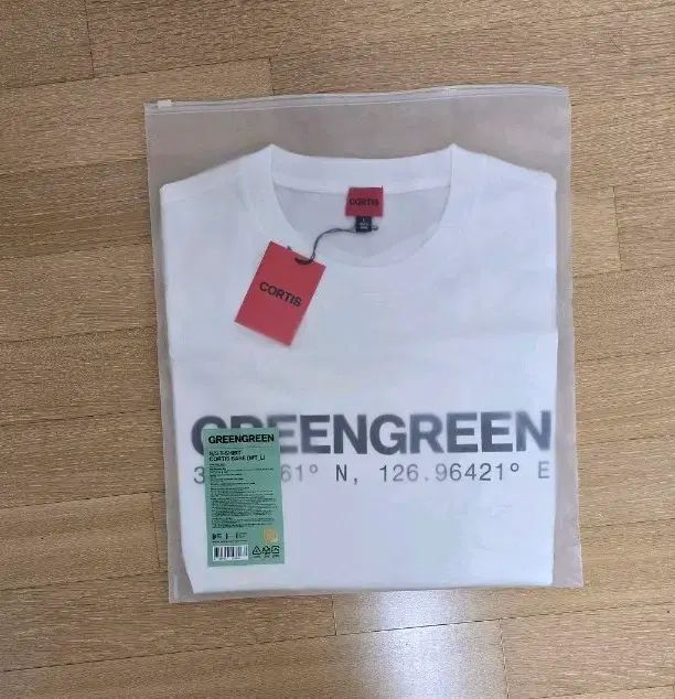 コ ー ル ティ ス グ リ ン グ リ ン ポ ッ プ ア ッ プ 白 T シ ャ ツ L サ イ ズ