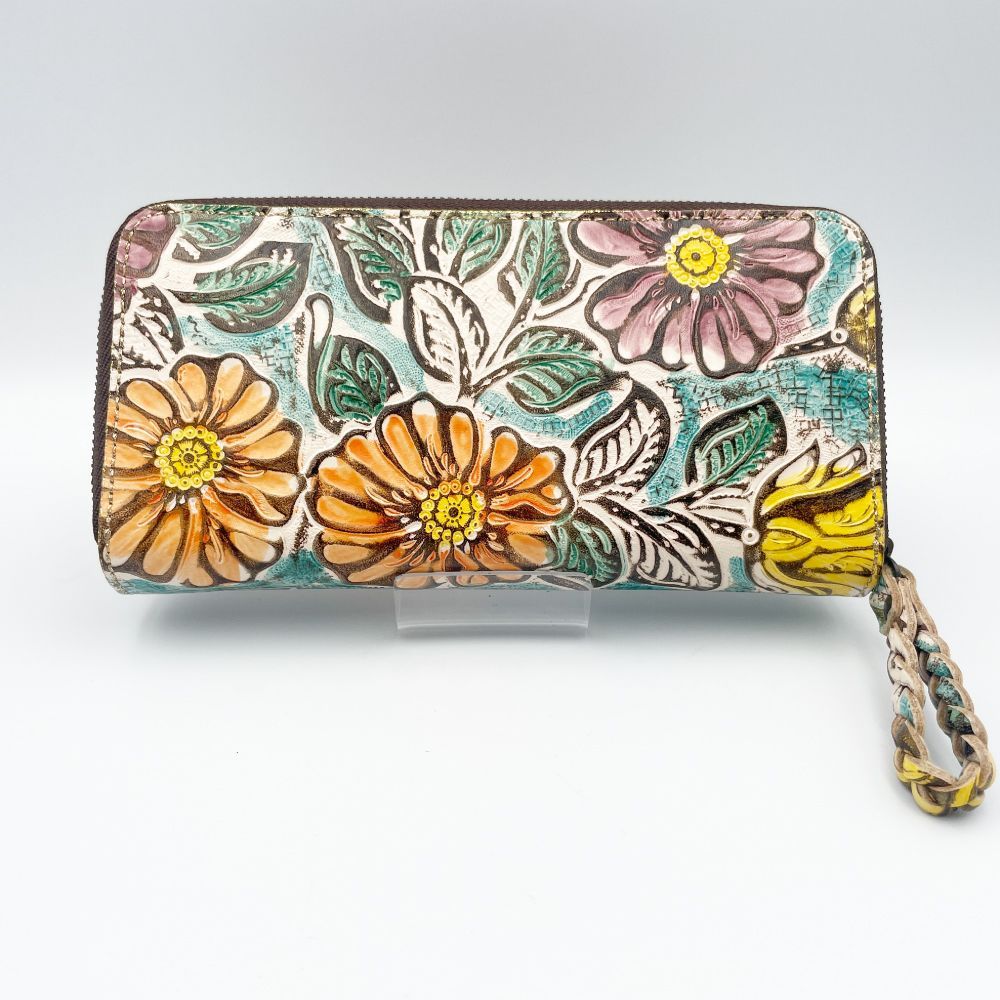 ANNA SUI（アナスイ） 長財布 ラウンドファスナー ローズハート 花柄 