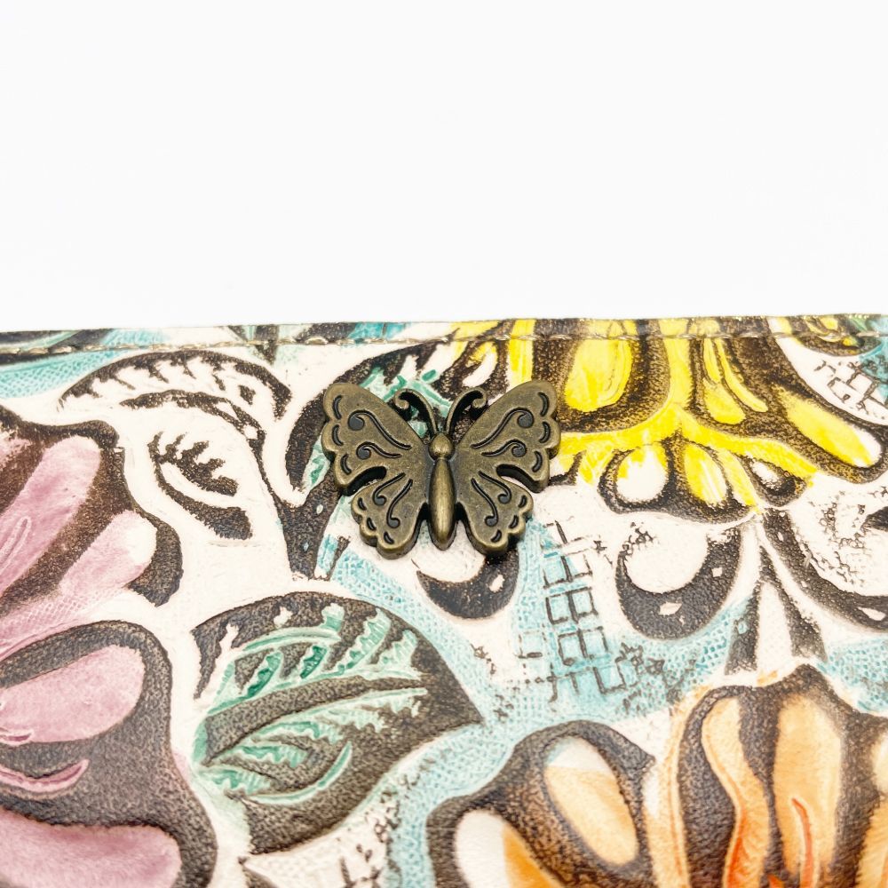 ANNA SUI（アナスイ） 長財布 ラウンドファスナー ローズハート 花柄 