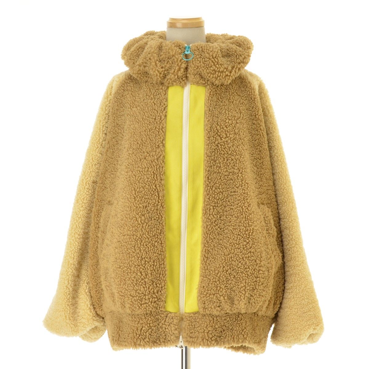 【FRAPBOIS】24AW B1544RFC027 モフモフ ボア ツートンカラーブルゾンジャケット