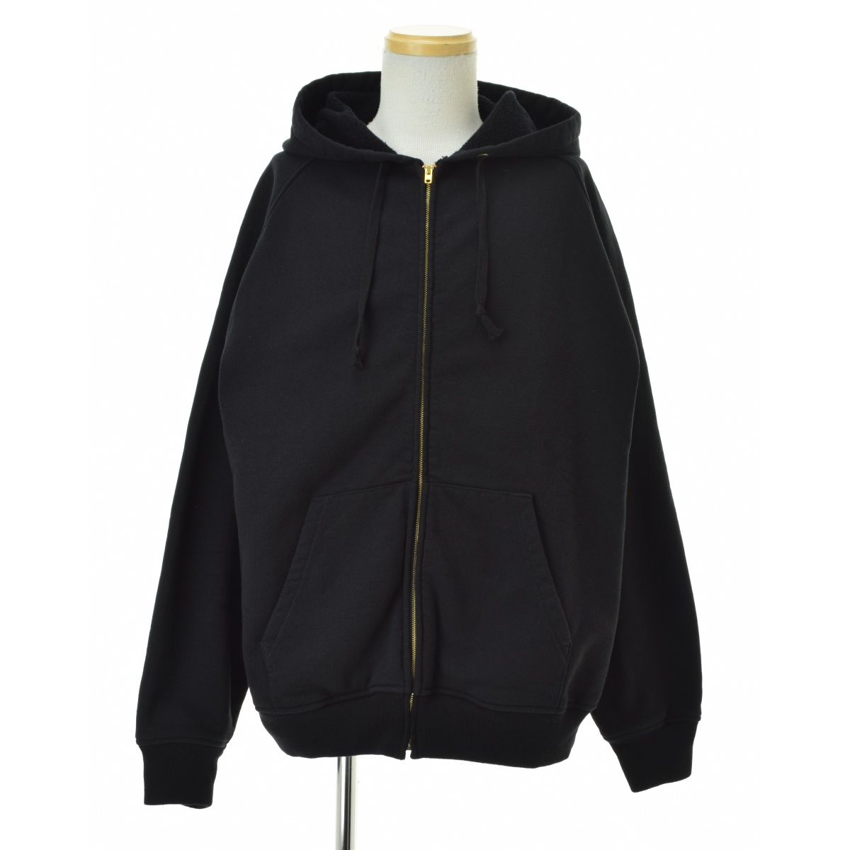COMOLI】26SS D01-05001 コットン裏毛 ジップパーカージップアップ 