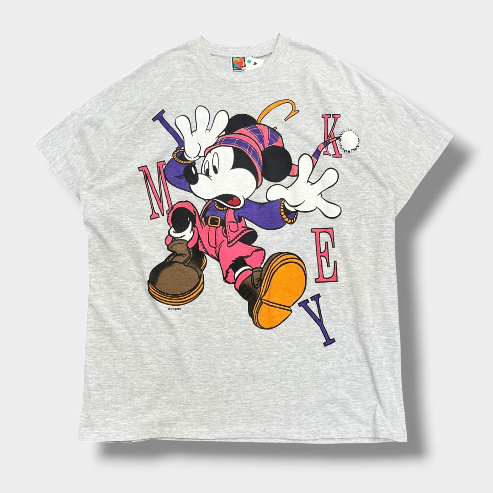 Disney Vintage Mickey Mouse 90s シングルステッチ Tシャツ 