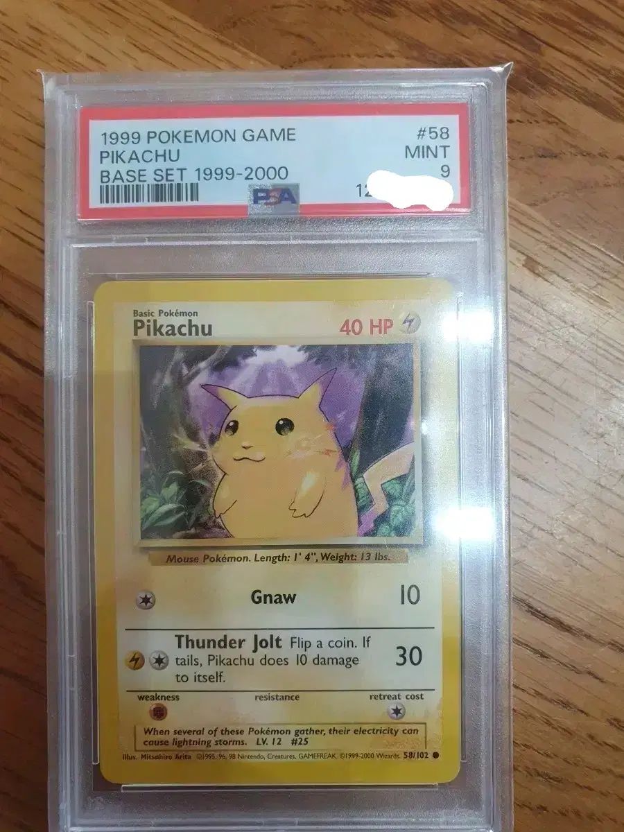 北米 1999-2000 ポケットモンスター ピカチュウ カード PSA9