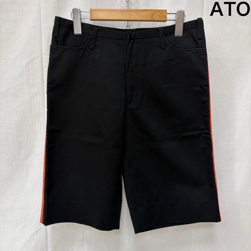 アトウ ラインハーフパンツ black S メンズ S ISItems【USED】【古着】【中古】50158638