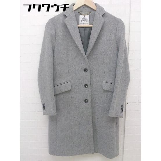 ■ green label relaxing グリーンレーベル UNITED ARROWS 長袖 チェスター コート サイズ36 グレー レディース 【1112080000531】