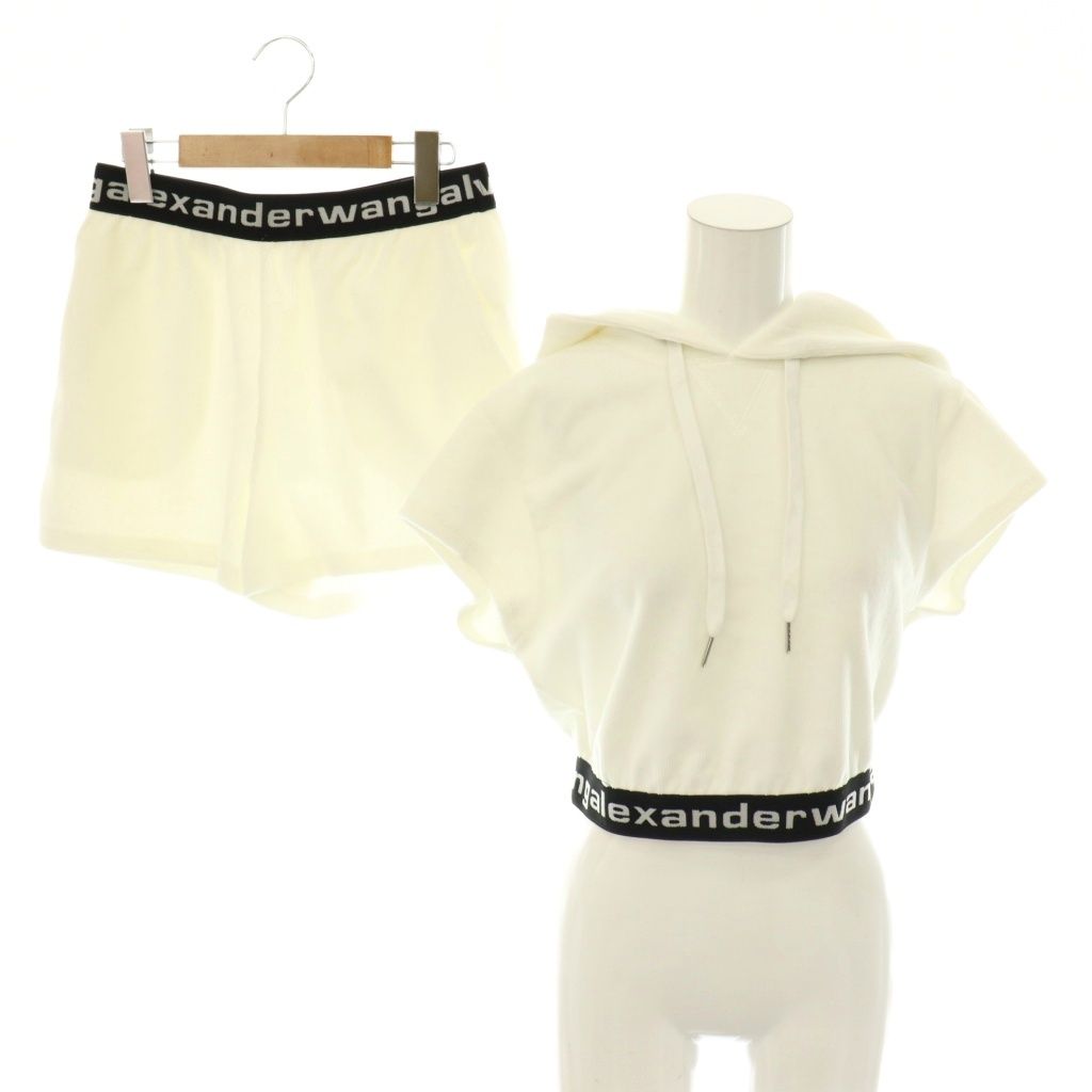 アレキサンダーワン ALEXANDER WANG セットアップ 上下 クロップドロゴ