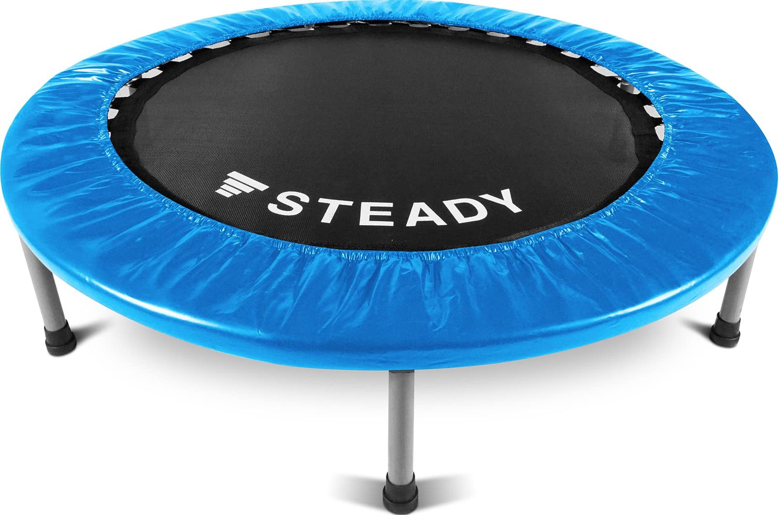 新品 STEADY トランポリン 室内 静音 耐荷重150kg 全12色 独自開発Power Flex? 高耐久性 折りたたみ 子供用 大人用 | 本体のみ/本体+手すり付/交換用カバーのみ | ST134/ST134-Cov