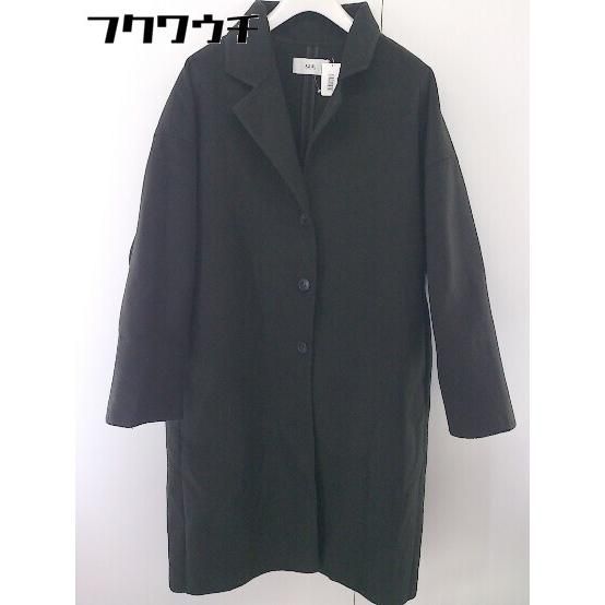 ◇ AZUL BY MOUSSY アズール バイマウジー 長袖 チェスター コート サイズS ブラック レディース 【中古】 【1112210014339】