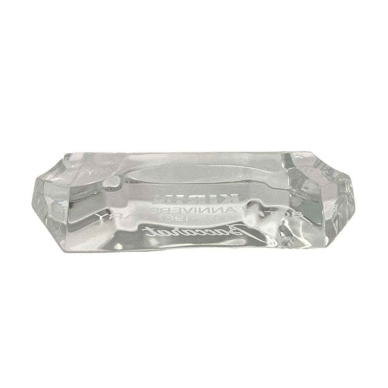 Baccarat】ペーパーウェイト クリスタル ガラス ディスプレイスタンド