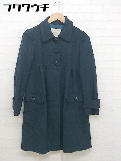 ■ Ray BEAMS レイビームス 長袖 コート サイズ1 ネイビー レディース 【中古】 【1112200006016】