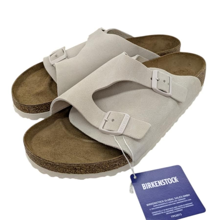 未使用品 BRIKENSTOCK ビルケンシュトック Zurich チューリッヒ 1025028 ホワイト系 サイズUS10 UK9.5 EU43.5 28cm 65162