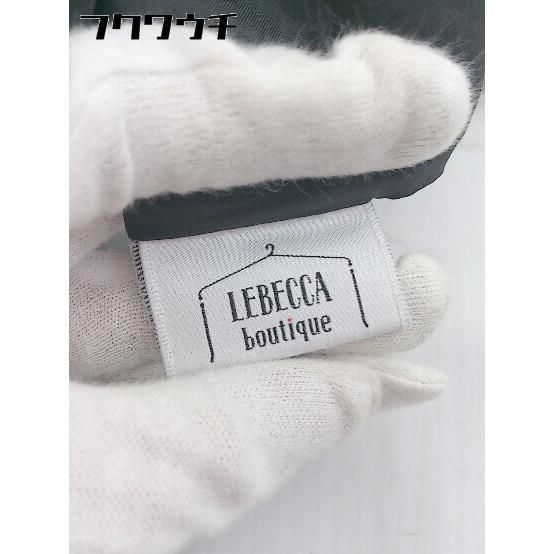 ◇ LEBECCA boutique ウエストゴム 花柄 フリル 長袖 膝下丈 ワンピース サイズF アイボリー ブラック レディース 【中古】 【1112220001725】 ◇ LEBECCA boutique ウエストゴム 花柄 フリル 長袖 膝下丈 ワンピース サイズF アイボリー ブラック レディース 【中古】 【1112220001725】