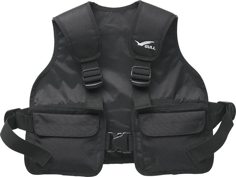 新品 GULL ガル ウエイトベスト GG-4615B ブラック