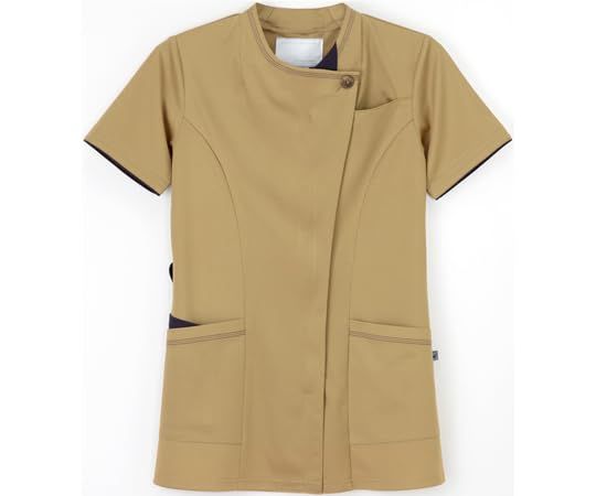 新品 [ナガイレーベン] 女子スクラブ ベージュ LL RF-5482