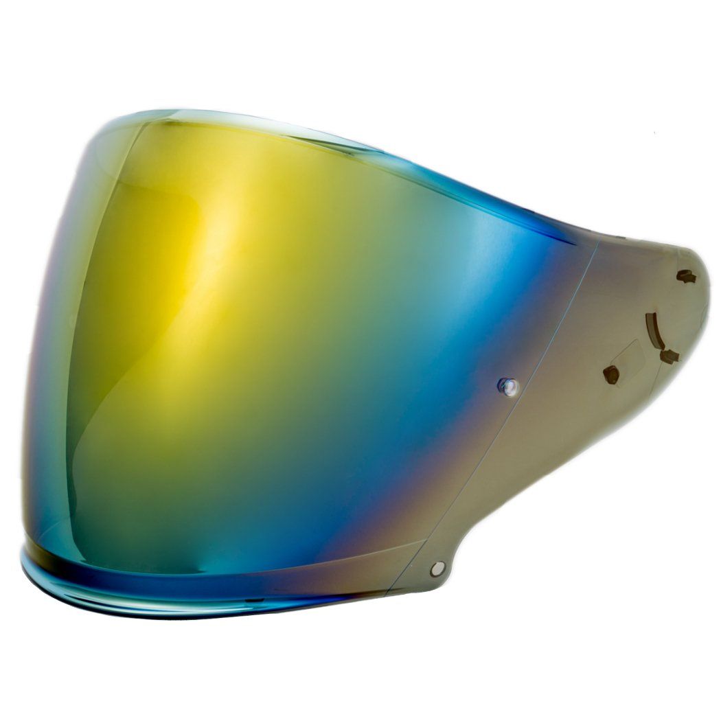 新品 山城(Yamashiro) EXTRAシールド (エキストラ) ミラーシールド 【SHOEI CJ-2 PINLOCK】 ダークスモーク/ゴールド 【J-FORCE4J-Cruise対応】