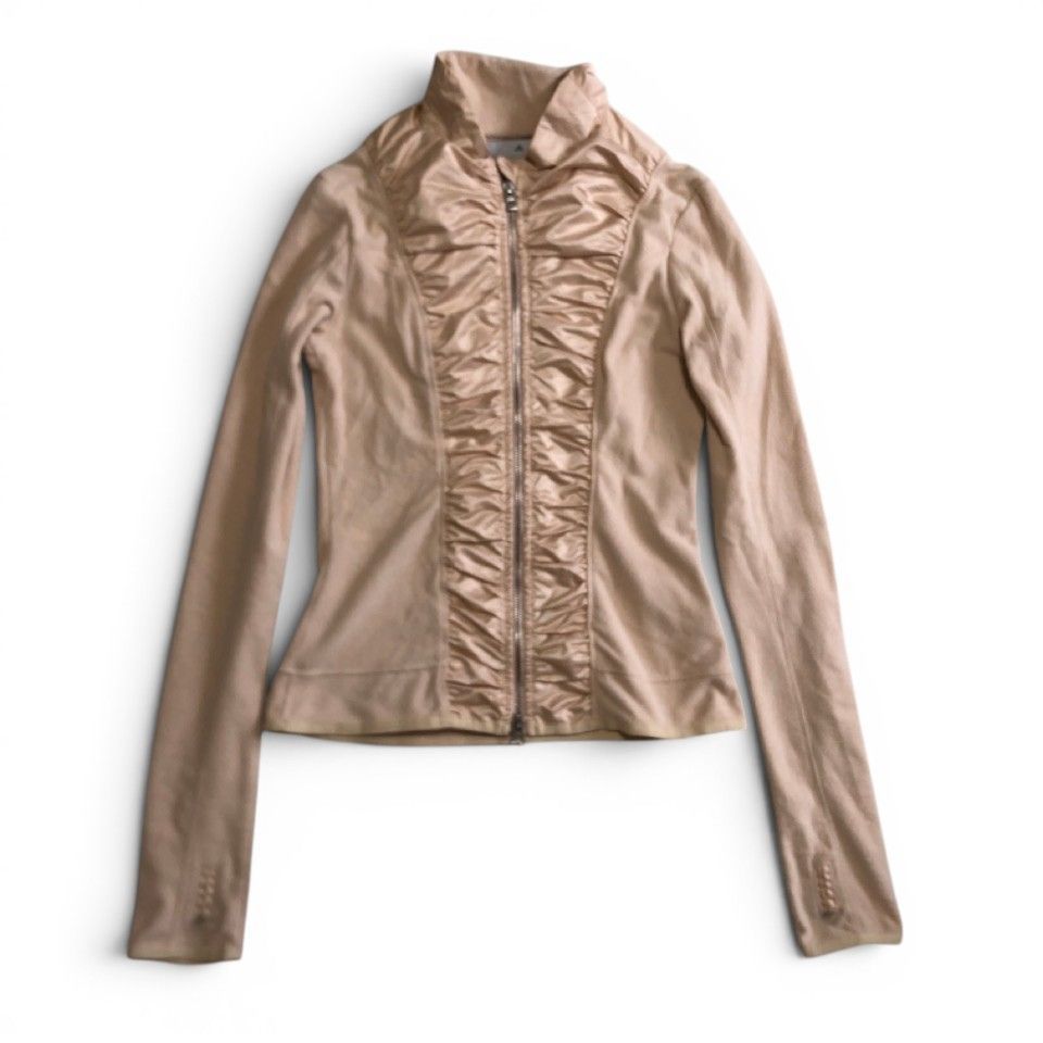 美品　adidas by Stella McCartney フリースジャケット　ジャケット　ジャージ　ピンク　ステラマッカートニー　サイズM　ポリエステル　スポーツ