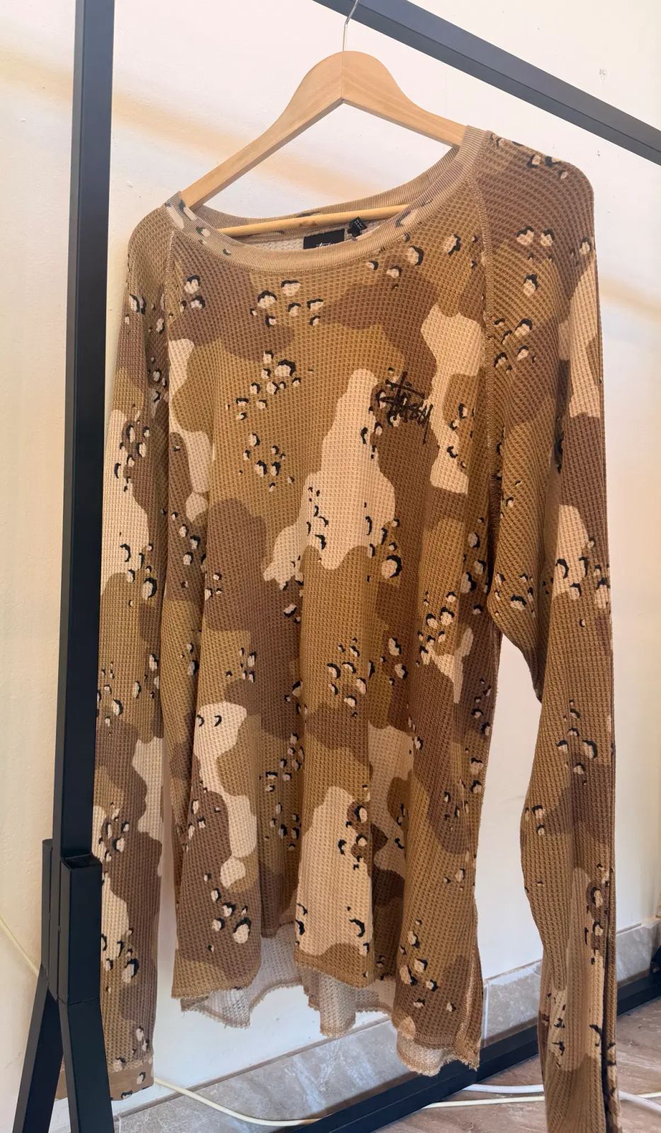STUSSY ステューシー ラグラン サーマル ロングスリーブ