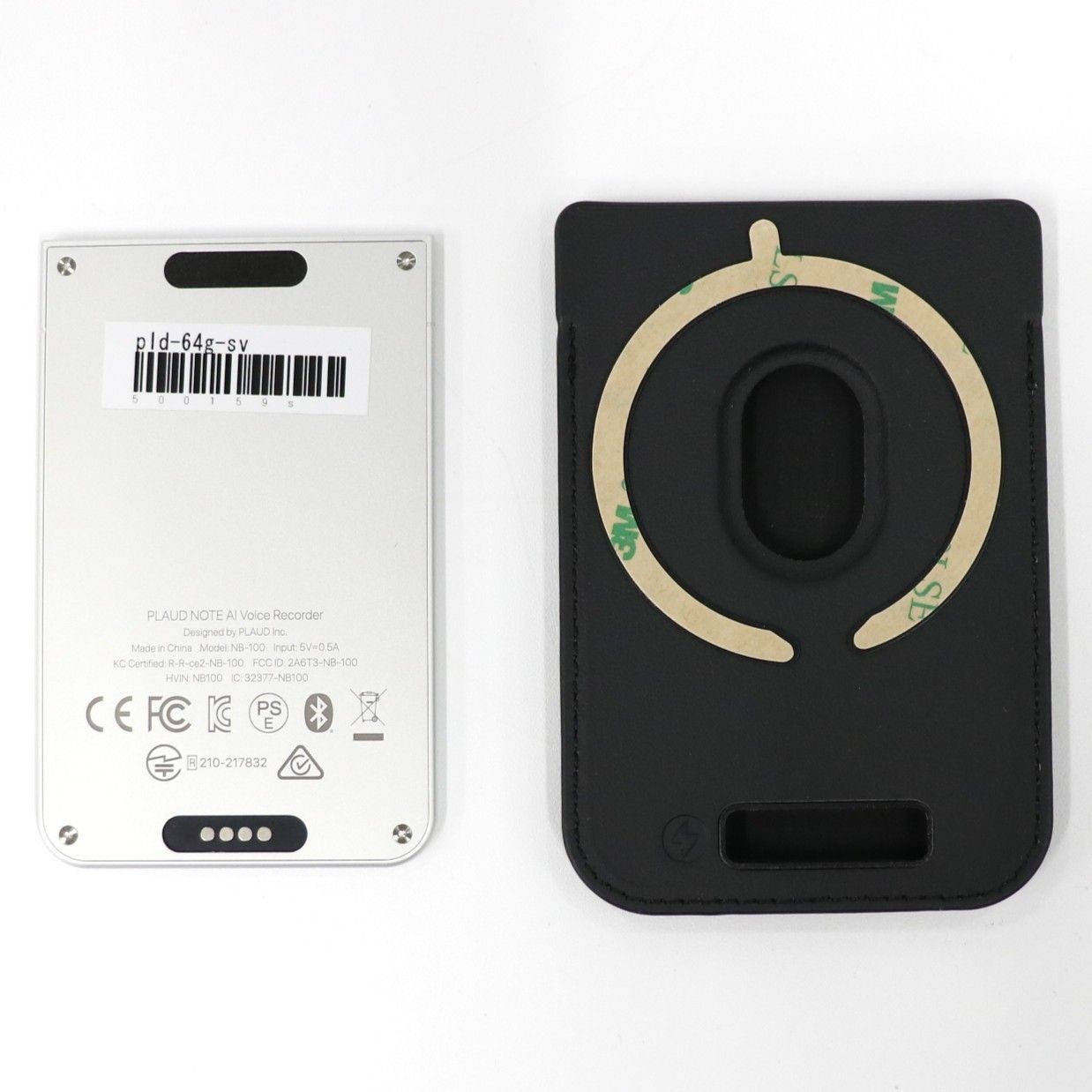[中古] PLAUD NOTE AIボイスレコーダー pld-64g-svシルバー[非常に良い(A)] PLAUD NOTE AIボイスレコーダー pld-64g-sv シルバー【非常に良い(A