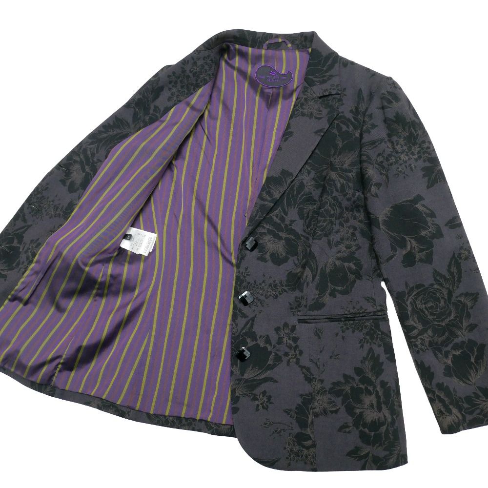 □美品□ETRO エトロ テーラードジャケット サイズ44 花柄 ブレザー □美品□ETRO エトロ テーラードジャケット サイズ44 花柄 ブレザー