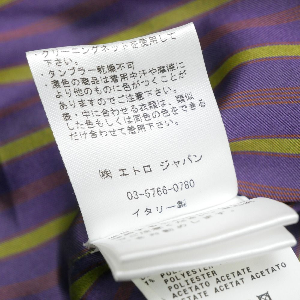 □美品□ETRO エトロ テーラードジャケット サイズ44 花柄 ブレザー