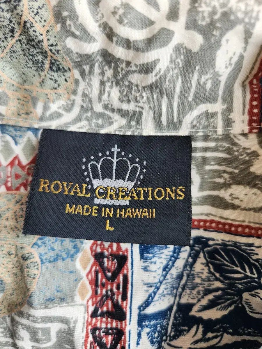 ROYAL CREATIONS ハワイアン シャツ L
