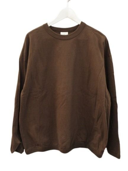 メイプル melple The American LS Tee Brown ロングスリーブ Tシャツ ブラウン M ロンT 長袖 カットソー トップス