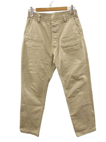 ササフラス SASSAFRAS Wheel Barrow Pants 41カーキ チノパン S ベージュ