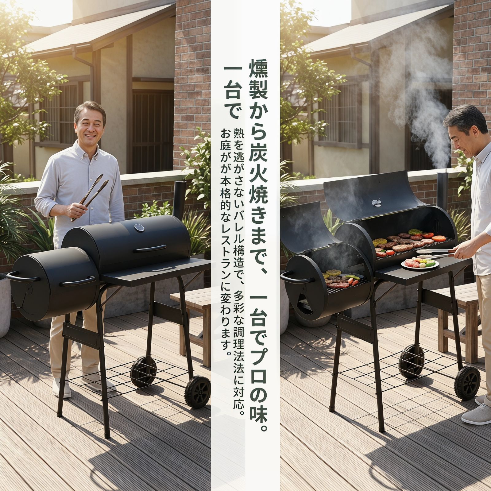 数量限定SALE☆予約販売】BBQグリル バーベキューコンロ 2か所同時調理