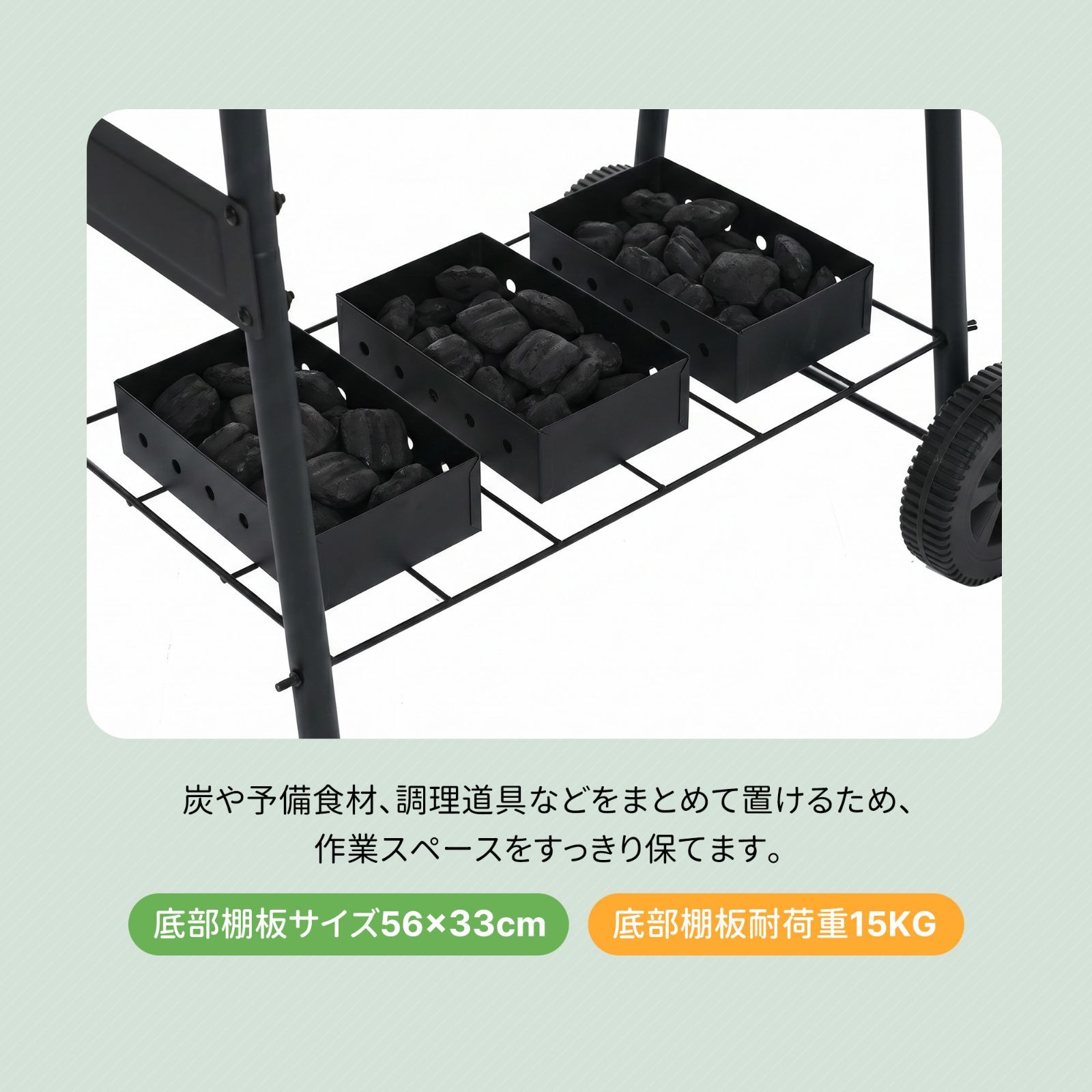 数量限定SALE☆予約販売】BBQグリル バーベキューコンロ 2か所同時調理