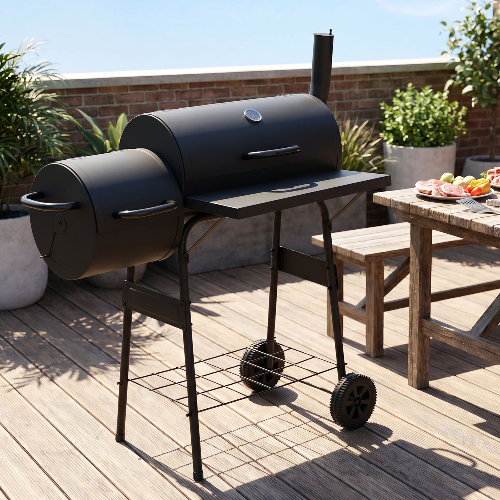 数量限定SALE☆予約販売】BBQグリル バーベキューコンロ 2か所同時調理