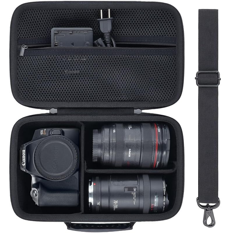 【新品】 (ケースのみ)キヤノン Canon デジタル一眼レフカメラ EOS Kiss X10/X7/X9収納ケース-Aenllosi 0